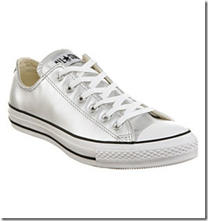 silver converse